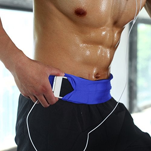 JERN Blue Running Multi Utility Waist Band for Outdoor Sports and Workout (S) - Image 1