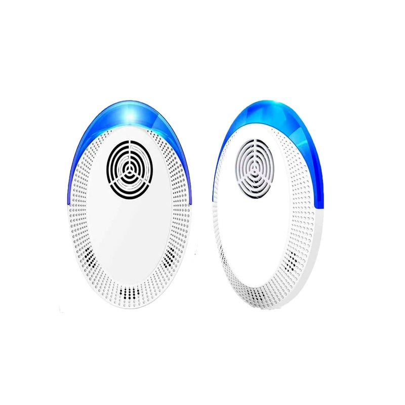 SOLARAE Ultrasonic Pest Repeller, Ultrasonic Pest Repellent, Indoor Pest Control Plug in, Indoor Repellent for Children and Pets Safe, Repellent for Home, Office, Kitchen, Warehouse (2PCS) - Image 1