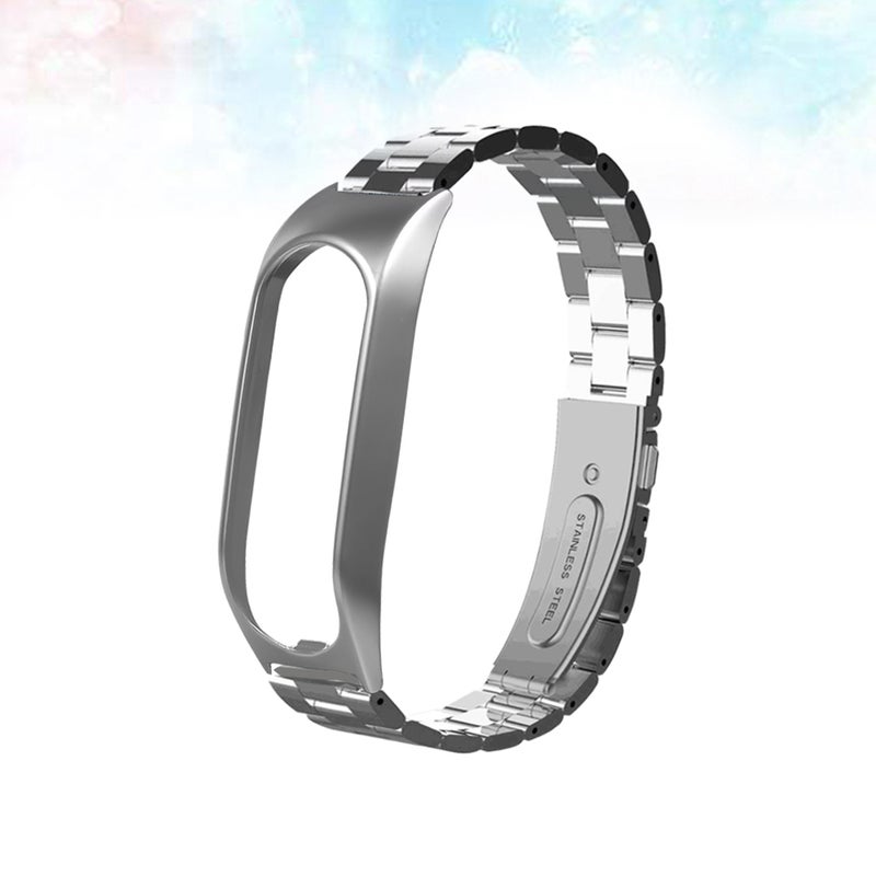 1pc Stainless Steel Watchband Wrist Strap Replacement Watch Bracelet Watch Strap Alternative Compatible for Tomtom - Image 3