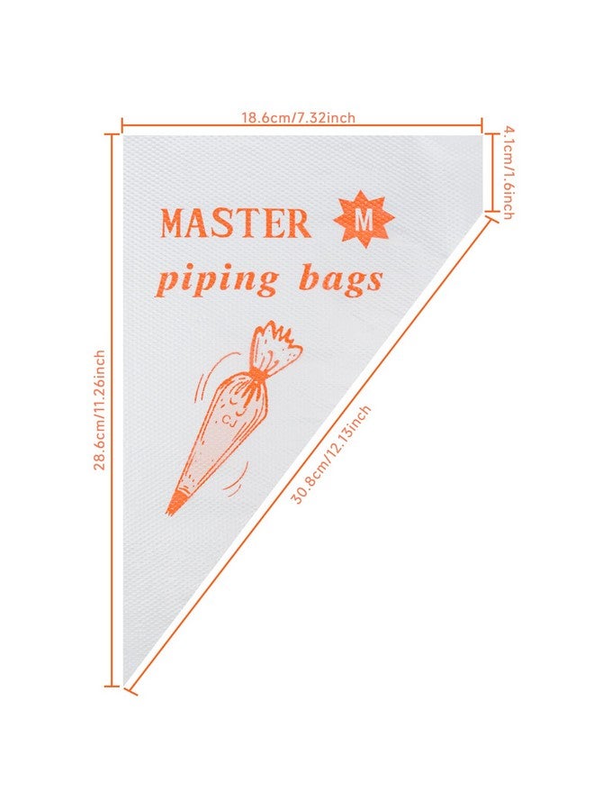 LABOTA 100 Pieces Piping Bags, Pastry Bags Disposable 12 Inch Pastry Icing Piping Bag For Cake Cookie Decorating - Image 2