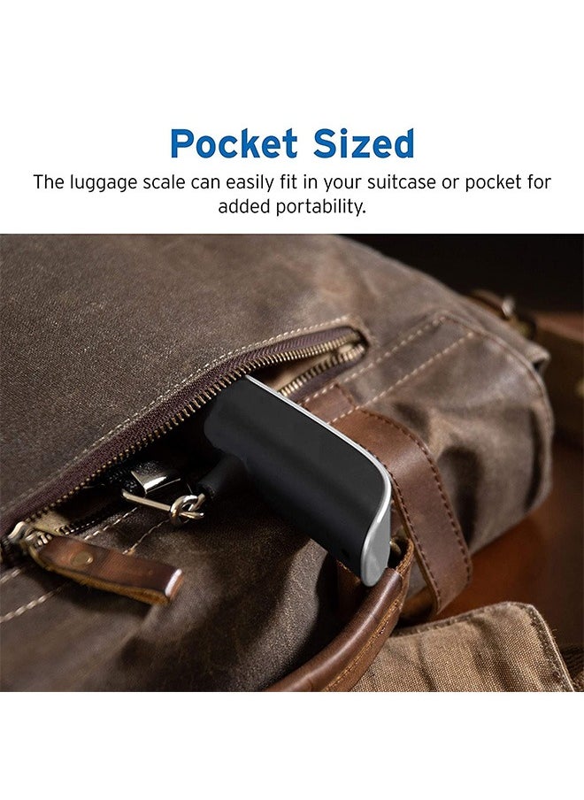 Lukadah - Digital Hanging Luggage Scale Portable Handheld Baggage Scale for Travel Suitcase Scale for Traveling with LCD Display 50kg/110lb - Image 1