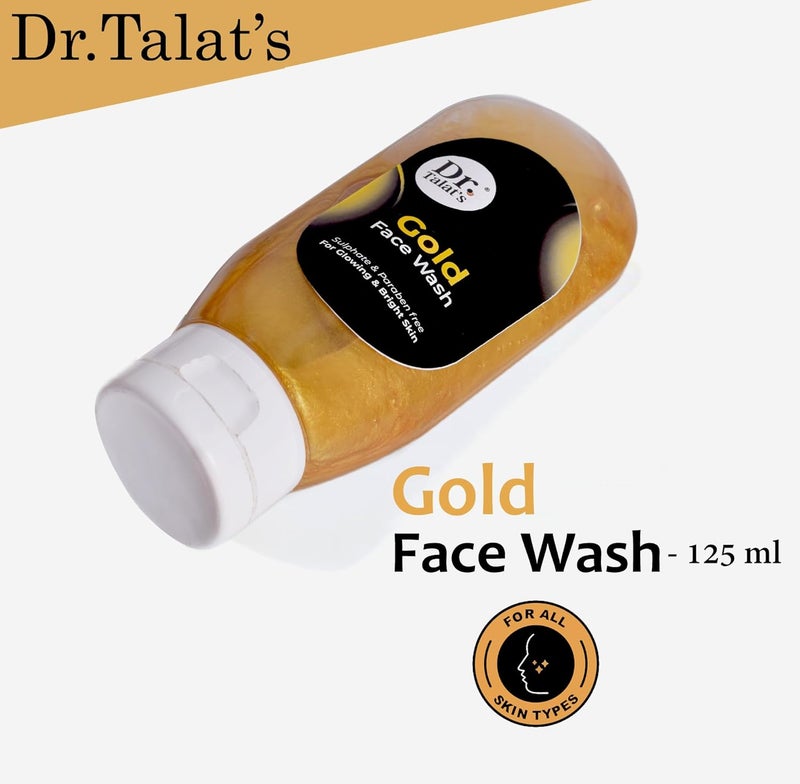 DR. TALAT'S DrTalats Gold Face Wash  For Glowing  Bright Skin  Sulphate  Paraben free  For women  men  Net qty 125 ml - Image 2