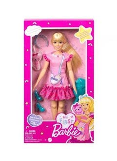 Barbie My First Barbie Core Doll - Blonde with Kitten  - Image 1