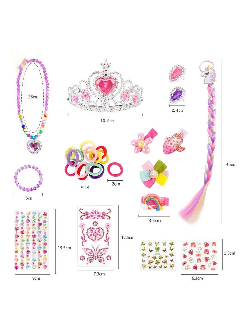 NOAEOU Girls Eyes Shadow Palette Toys Safe And Harmless Kit Play House Toy Cosmetic Princess Makeup Box Girl Beauty Fashion Toys Gift  - Image 2