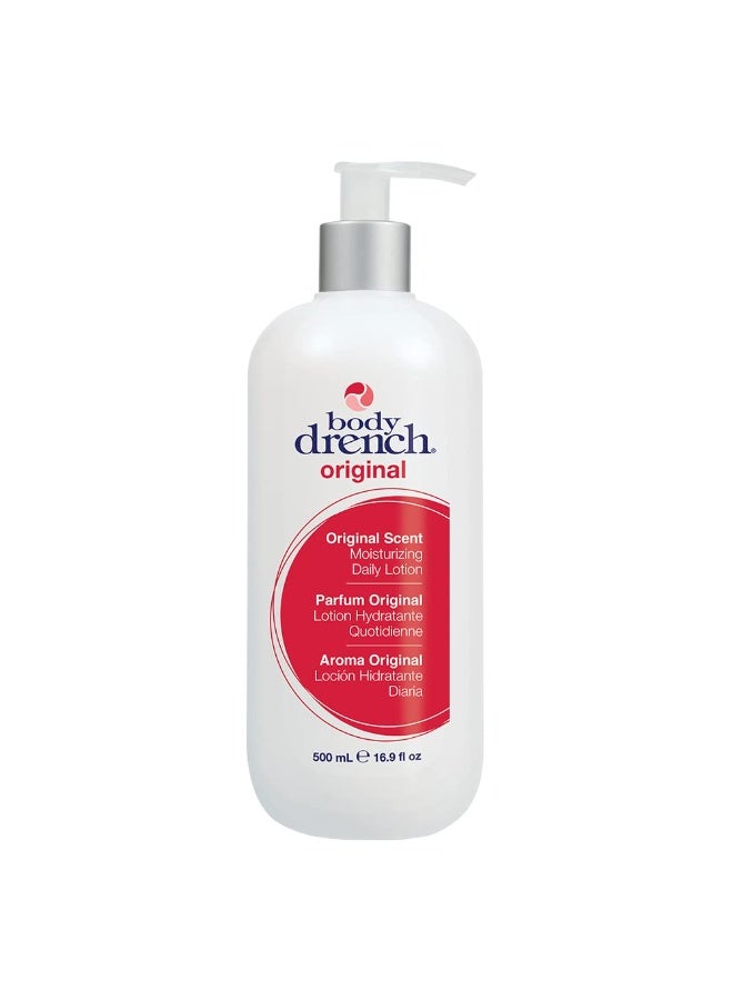 Body Drench Original Moisturizing Lotion â€“ Hydrating Lotion with Original Scent for Soft, Smooth Skin, 16.9 fl oz, 2 Pack - Image 1