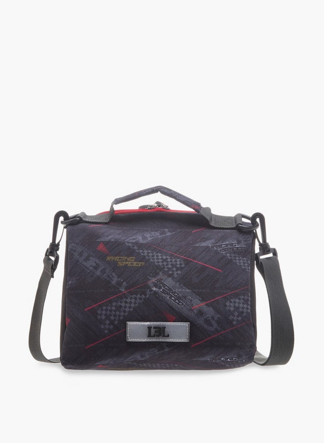 LBL by Shoexpress Boys Monster Truck Graphic Print Lunch Bag with Zip Closure  - Image 3