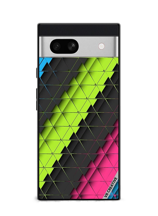 VR CREATIVE Protective Case Cover For Google Pixel 7a Pattern Design Multicolour - Image 1