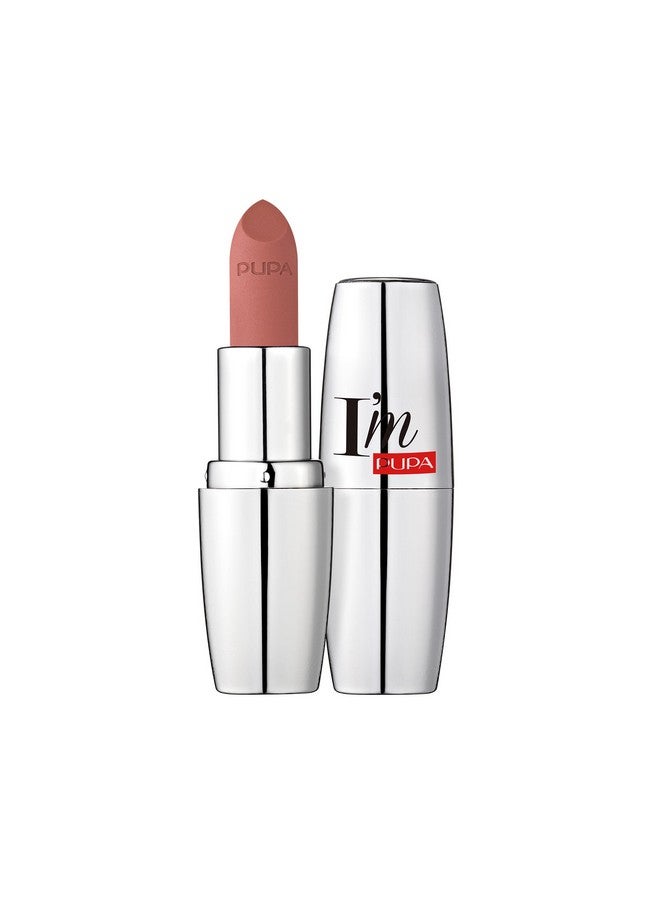 PUPA I Am Matt Pure Colour Lipstick - 014 Peachy Nude Milano For Women - 0.123 Oz Lipstick