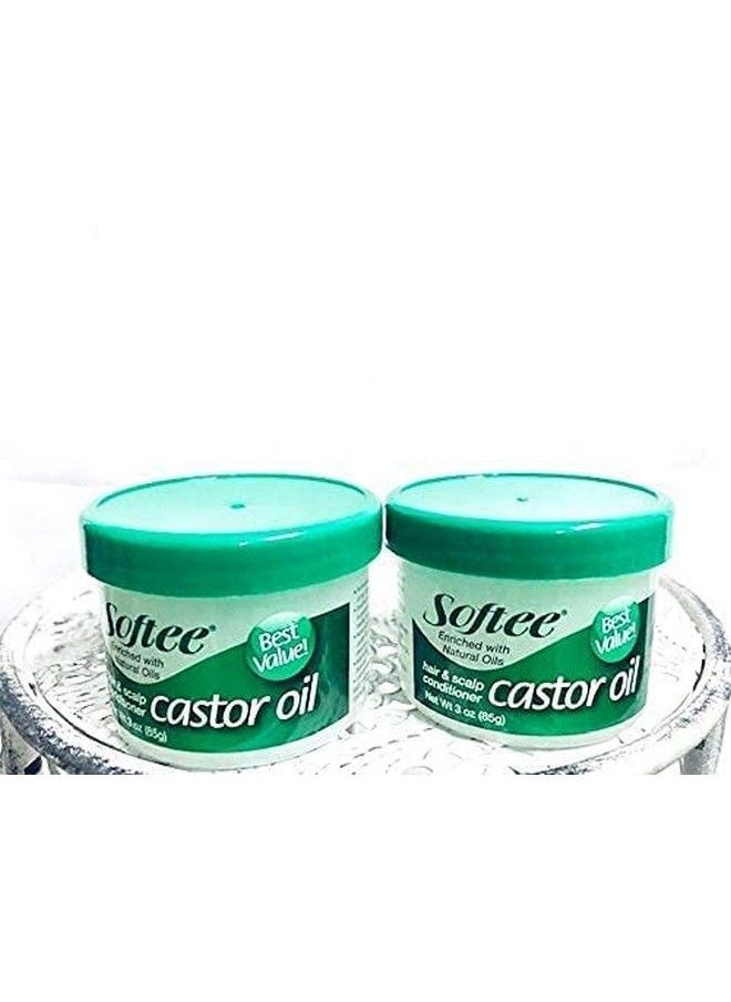 Softee Castor Oil Hair & Scalp Conditioner 3 Ounce White 3 Ounce  - Image 5