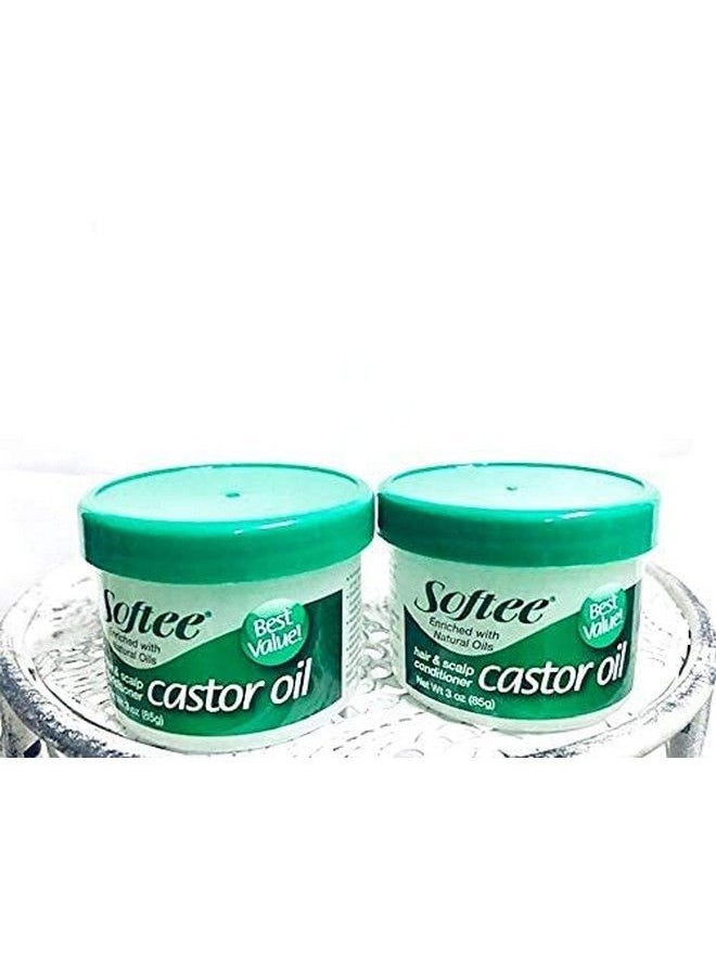 Softee Castor Oil Hair & Scalp Conditioner 3 Ounce White 3 Ounce  - Image 3