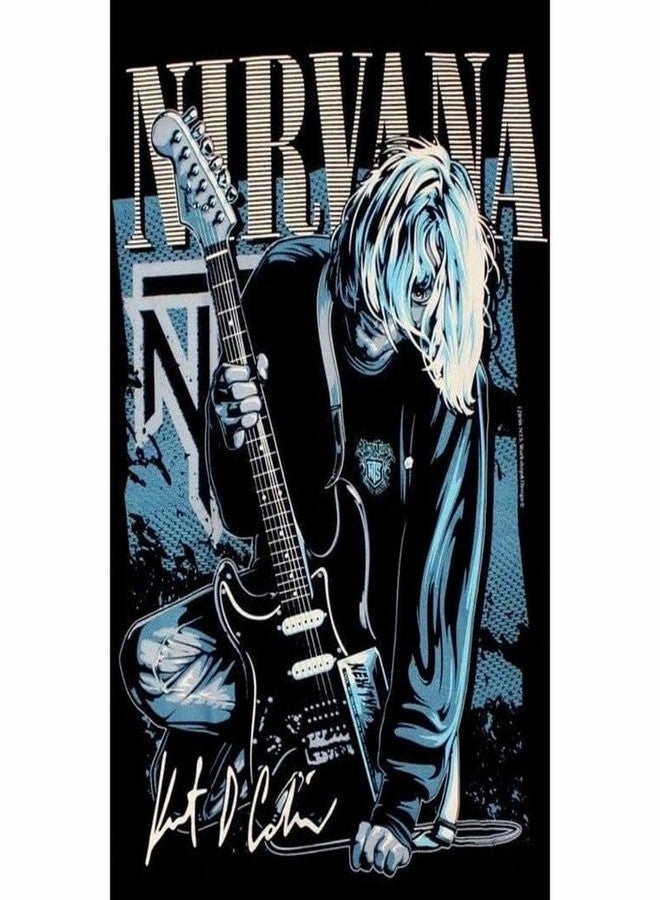 POSTER WALLAH Kurt Cobain Poster for Home Office and Student Room Wall | Aesthetic Poster | Wall Decor KRTCBN02 (18X12 inch) - Image 1