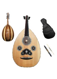 Al-Karz Music Lux Fayomi Musical Oud Includes Padded Bag and 2 Pyramid Picks 