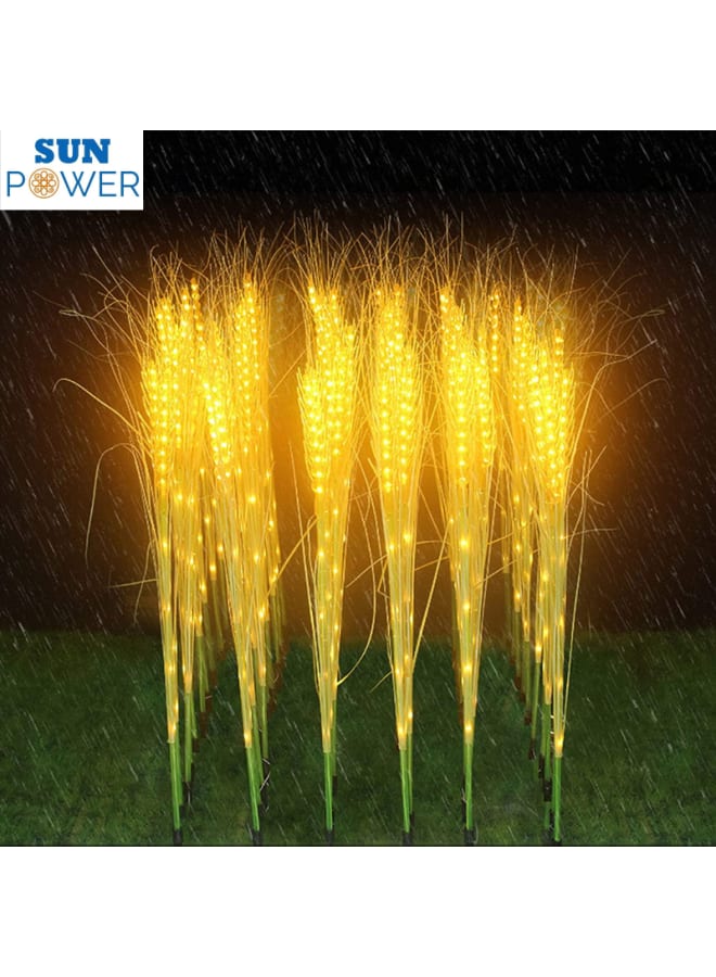 SUN POWER Wheat Ear Lamp, Solar Powered Outdoor Waterproof Flower Lamp, Ear-powered Simulation Ears, Earthy Wheat . For Garden Decoration, Patio, Track (10 Pack) - Image 1