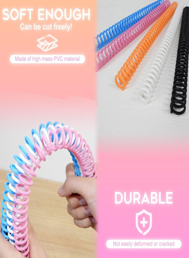 Rayson Click Binding Spines, 34-Hole Click Binding Ring for A4 and U.S. Letter Size Paper, Multi-Color, 3/5" Diameter, 3:1 Pitch, Binds Up to 120 Sheets, 30 Pack - Image 5