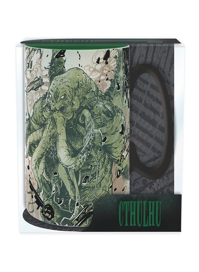ABYSTYLE H.P Lovecraft The Call of Cthulhu Ceramic Coffee Tea Mug 16 Oz. Horror Story Cult Classic Creature Drinkware Merch Gift - Image 3