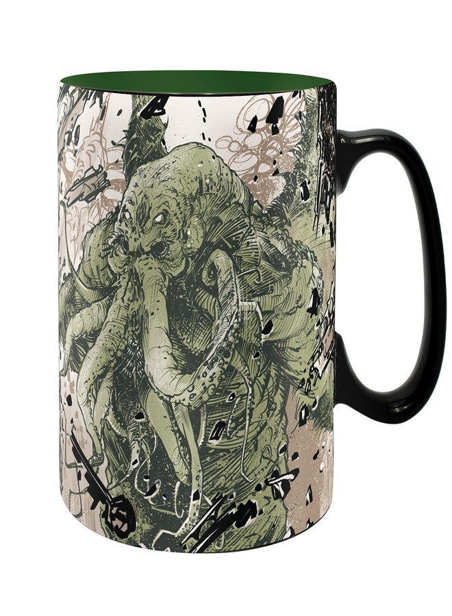 ABYSTYLE H.P Lovecraft The Call of Cthulhu Ceramic Coffee Tea Mug 16 Oz. Horror Story Cult Classic Creature Drinkware Merch Gift - Image 1