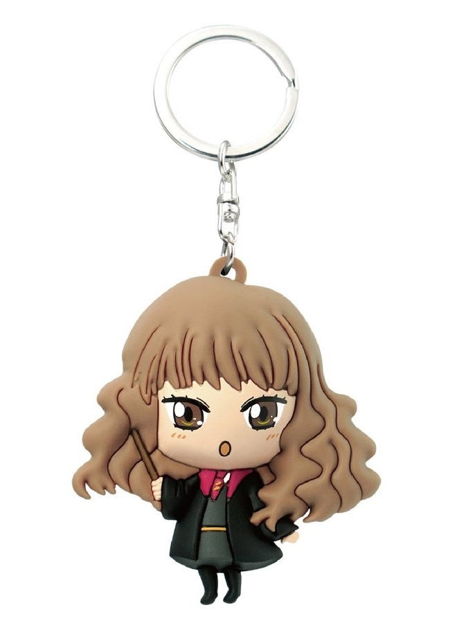 HARRY POTTER Kawaii Hermione 3D Foam Key Ring Key Accessory Multi-colored, 3" - Image 1