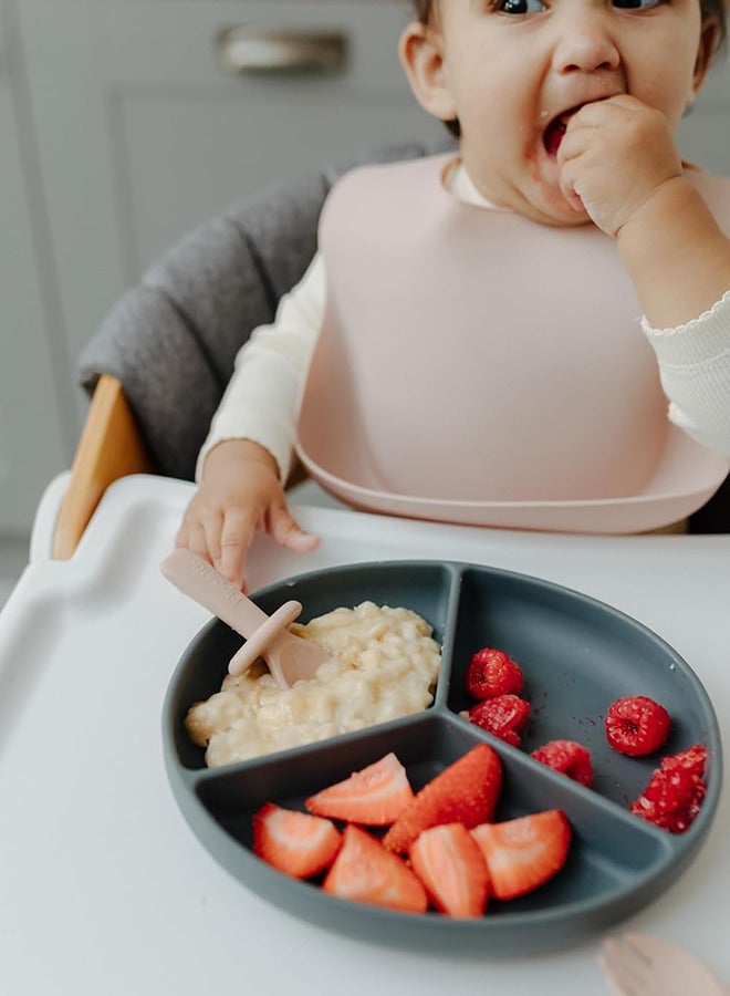 Pippeta The Pippeta My 1st Silicone Baby Spoon & Fork Set is designed to support your baby’s transition into independent eating in a safe and comfortable way. Made from BPA-free, food-grade silicone, it is soft, gentle, and perfect for early weaning stages. The easy-grip handles are sized for tiny hands, helping babies build confidence while learning to self-feed. A built-in safety guard adds extra reassurance during mealtimes. Durable and dishwasher safe, it is a practical everyday essential that combines safety, comfort, and simplicity for growing little eaters. - Image 5
