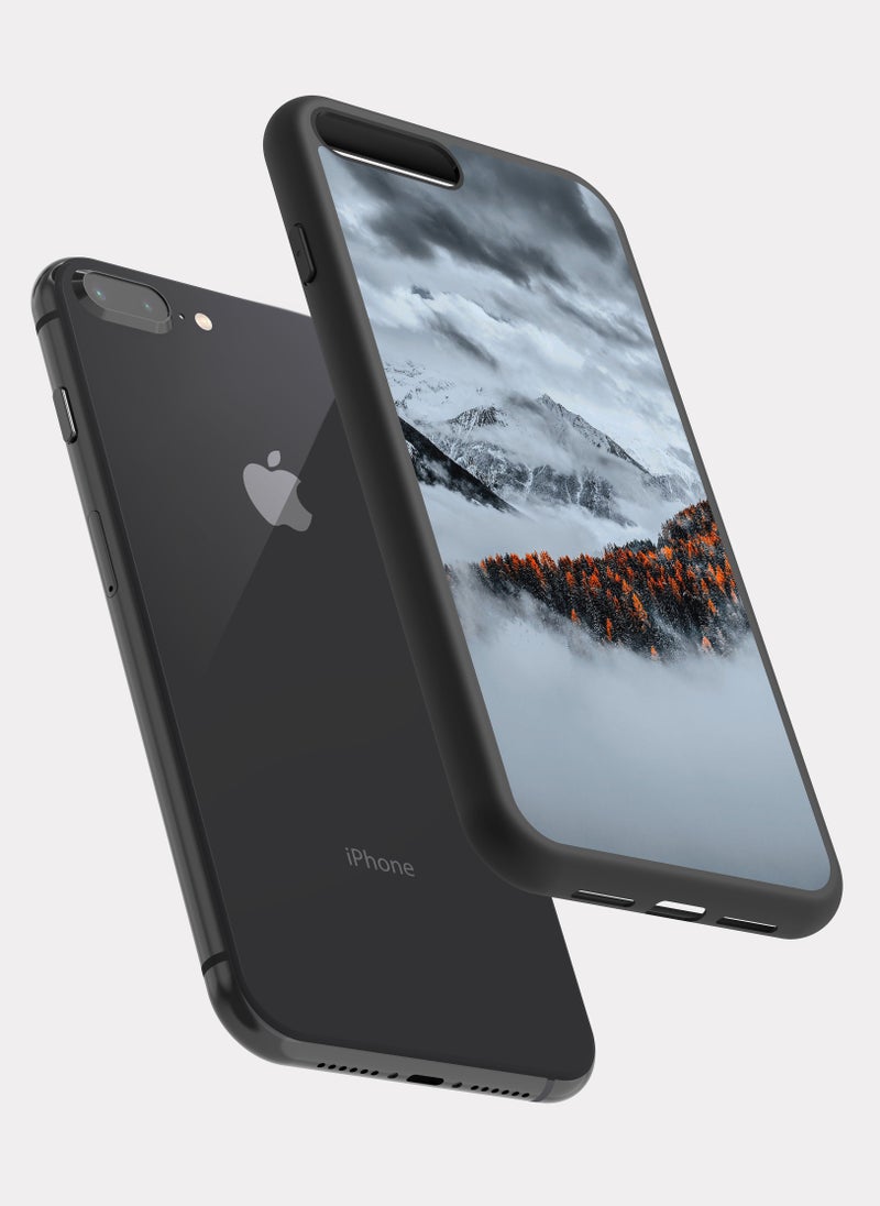 PXLAAT iPhone 8 Plus case cover Clouds And Mountains And Trees - Image 2