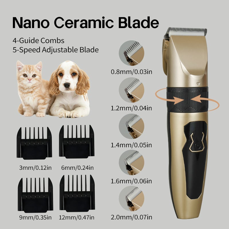 New Pet Hair Clipper - Dog & Cat Grooming Tool, Rechargeable Electric Shaver - Image 3