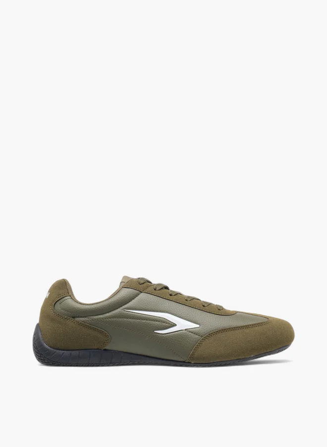 Dash Logo Detail Sports Shoes with Lace-Up Closure