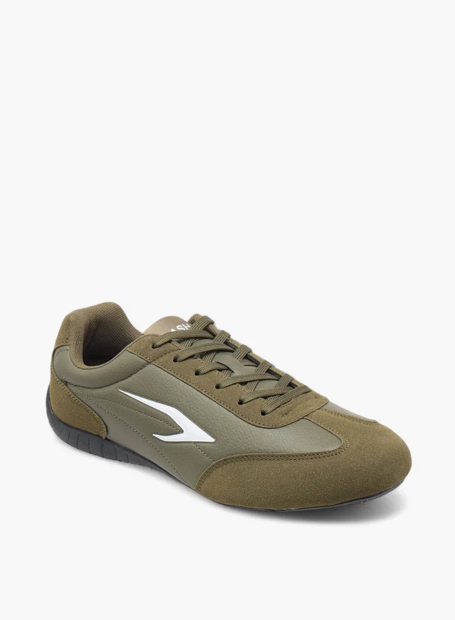 Dash Logo Detail Sports Shoes with Lace-Up Closure