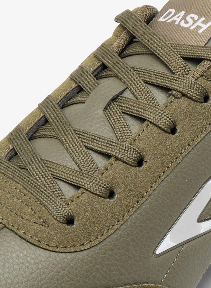 داش أحذية رياضية بشعار وتفاصيل برباط - Image 4