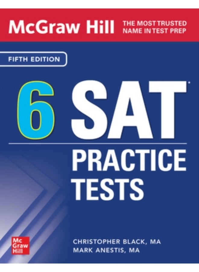 McGraw Hill 6 SAT Practice Tests Fifth Edition - Paperback