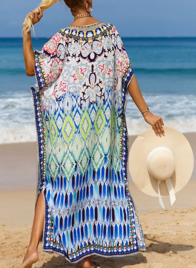 Tepveisoy Women's Dress,Cover Up Beach Dresses,Vacation Loose Robe,Bikini,Sun-protective Smock  - Image 1