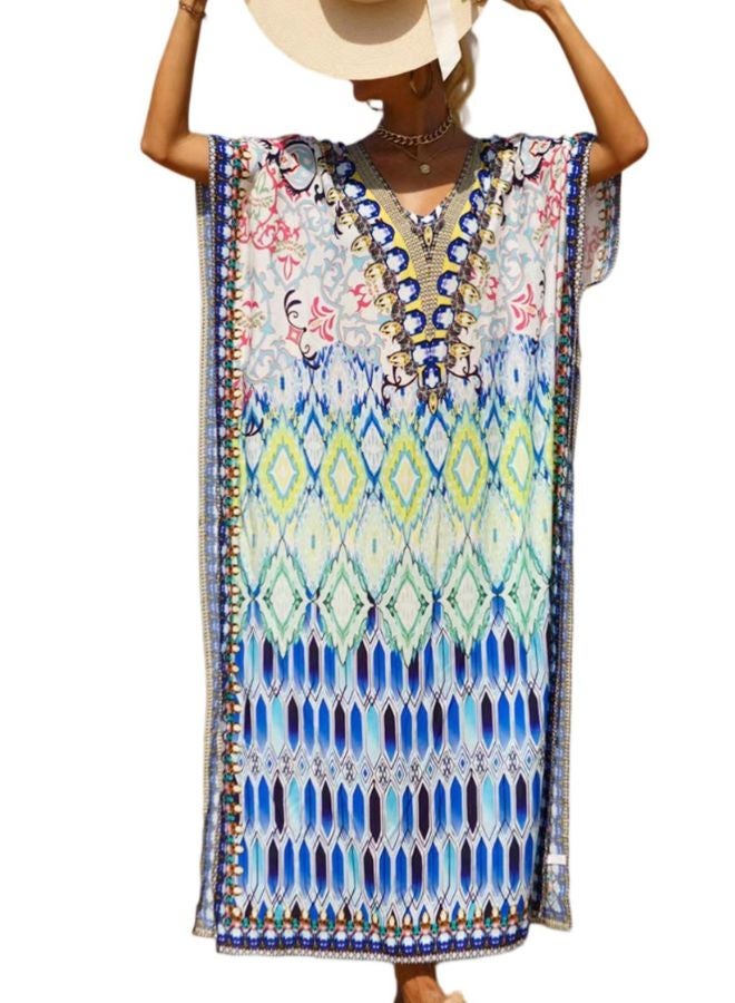 Tepveisoy Women's Dress,Cover Up Beach Dresses,Vacation Loose Robe,Bikini,Sun-protective Smock  - Image 4