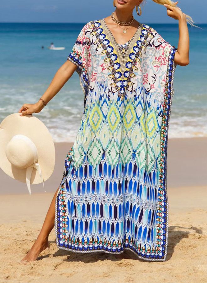 Tepveisoy Women's Dress,Cover Up Beach Dresses,Vacation Loose Robe,Bikini,Sun-protective Smock  - Image 3