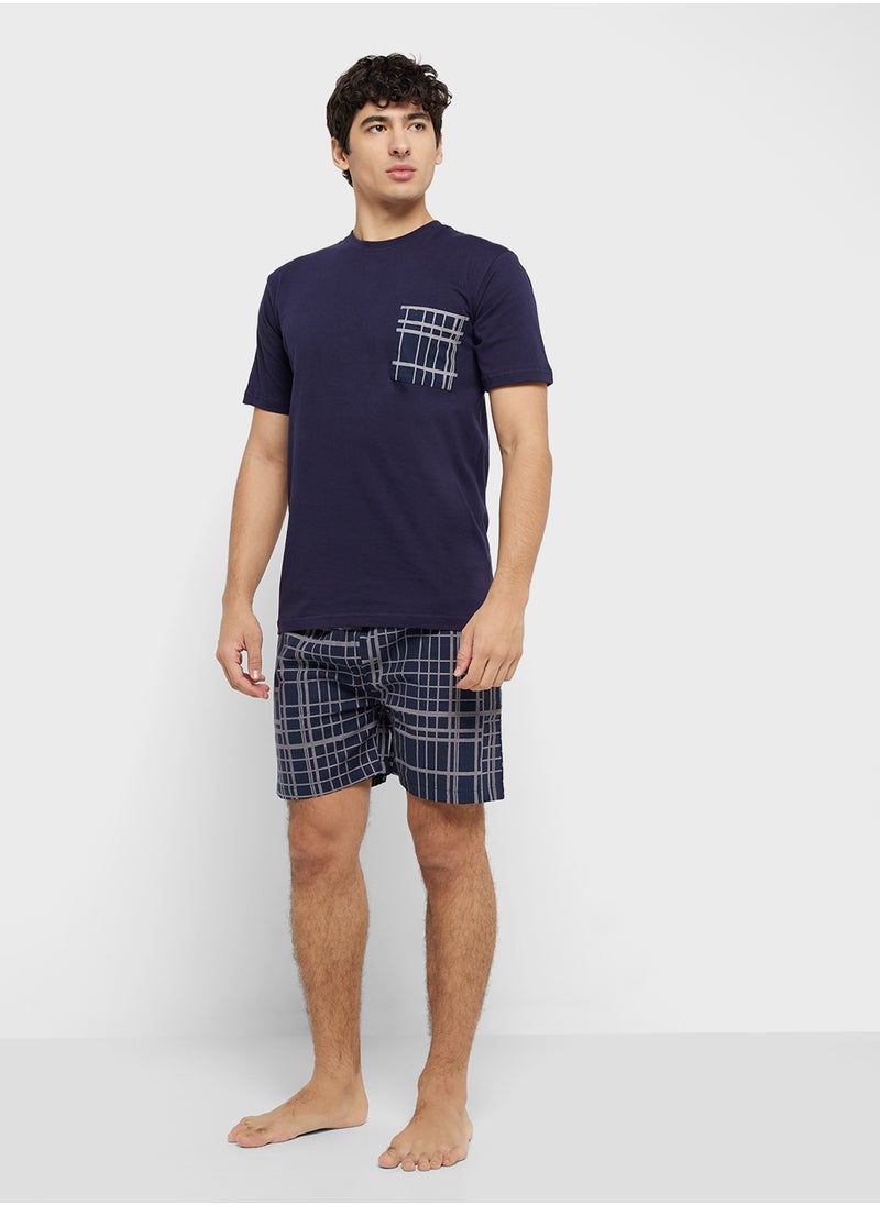 Seventy Five - Nightwear T-Shirt & Shorts Sets - Image 1