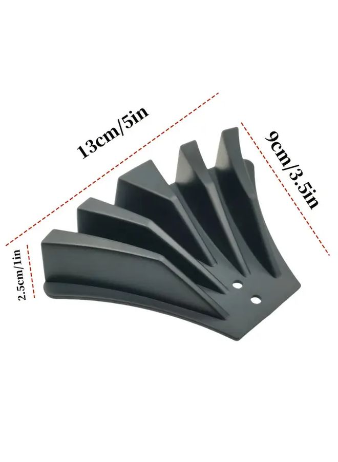 Black Heavy Duty Plastic Gutter Downspout Splitter Adjustable Rainwater Diverter Multiple Outlets Easy Installation Weather Resistant - Image 3