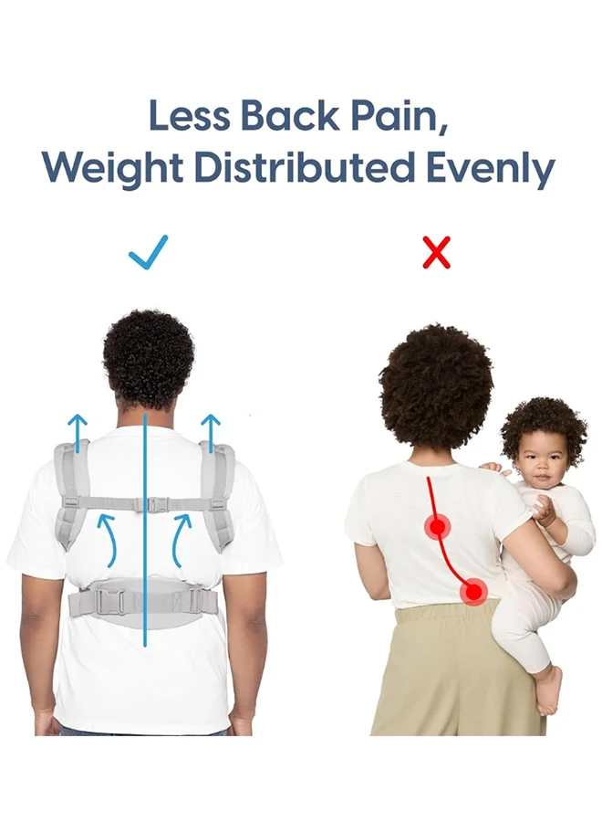 ergobaby Alta Hip Seat Comfortable And Supportive Baby Carrier With Hip Seat, Natural Beige