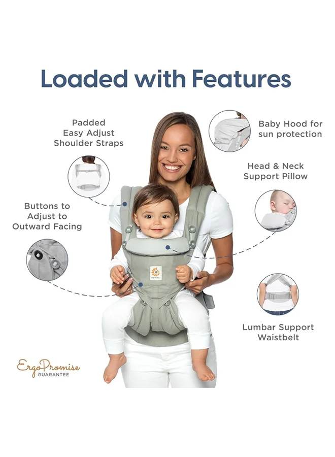 ergobaby Alta Hip Seat Comfortable And Supportive Baby Carrier With Hip Seat, Natural Beige