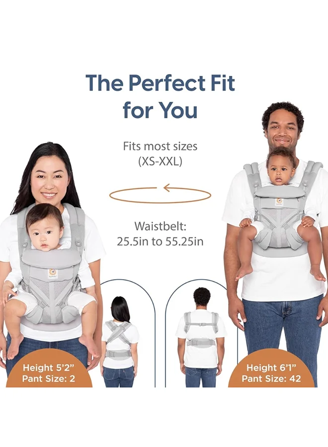 ergobaby Alta Hip Seat Comfortable And Supportive Baby Carrier With Hip Seat, Natural Beige