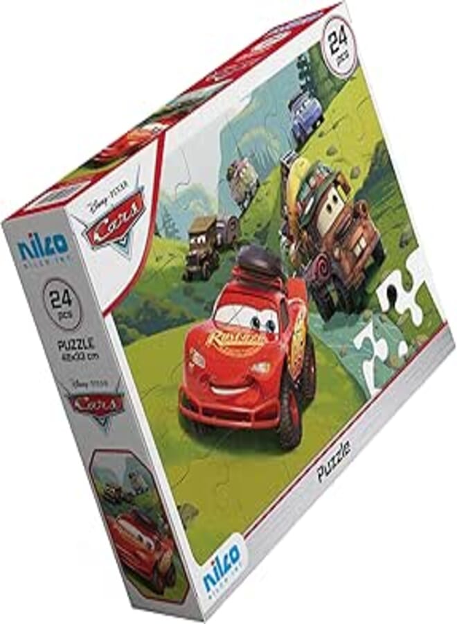 Nilco Disney Pixar Cars Puzzle 24-Pieces, 48 cm x 33 cm Size