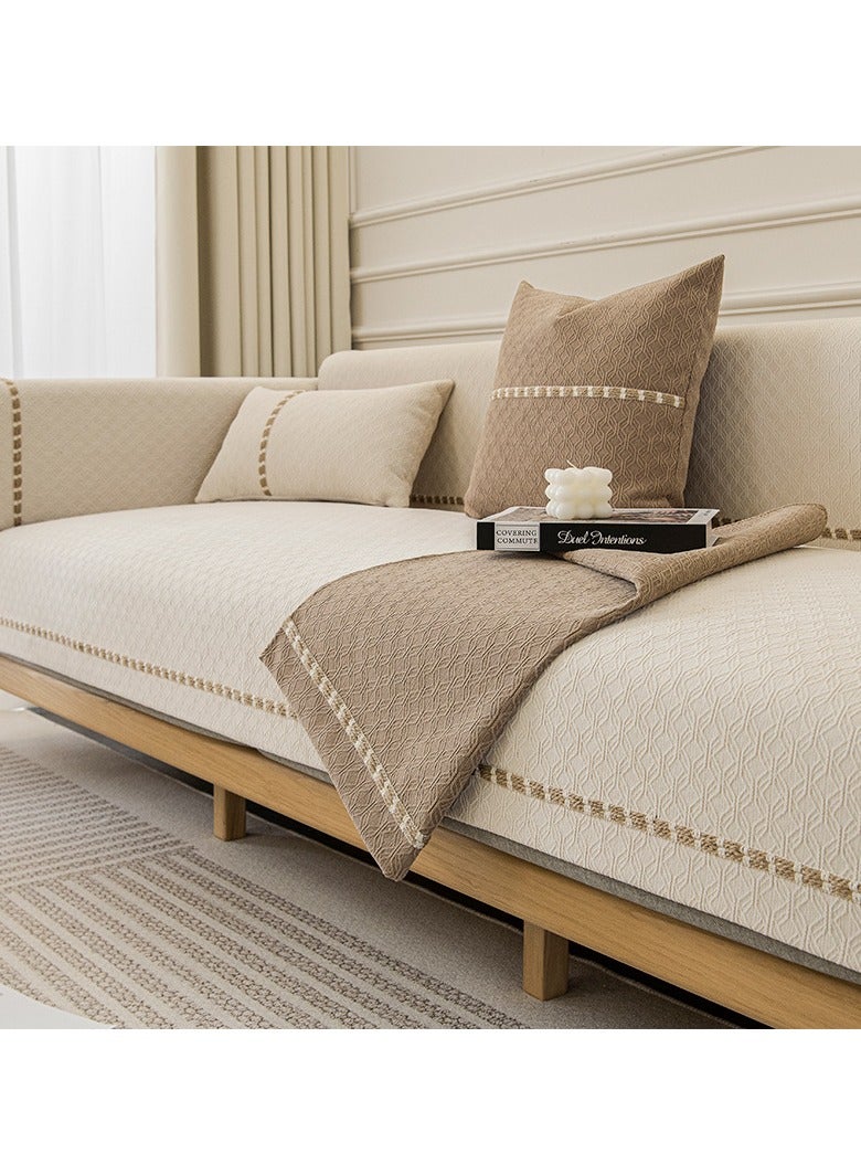 KUYING New Simple Four Seasons Universal Sofa Mat 90-260cm 