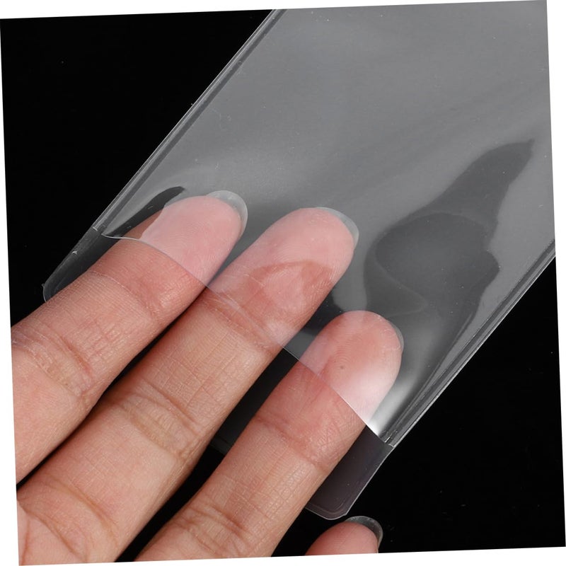 5 قطع أكمام صور PVC شفافة، وعلامات كتب واقية لتزيين فعاليات كشك التصوير - Image 4