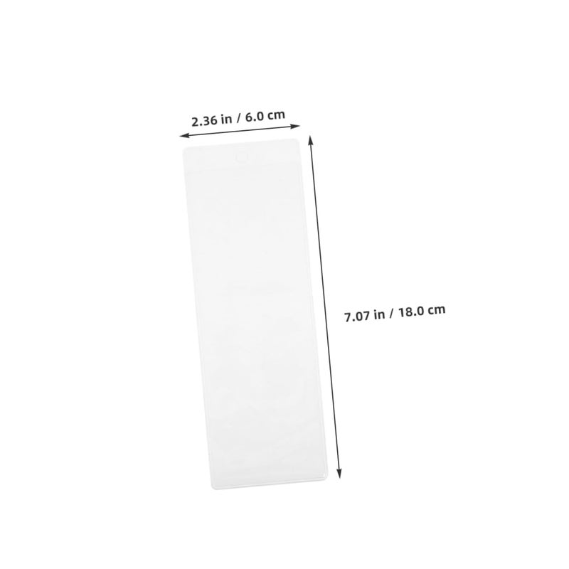 5 قطع أكمام صور PVC شفافة، وعلامات كتب واقية لتزيين فعاليات كشك التصوير - Image 3
