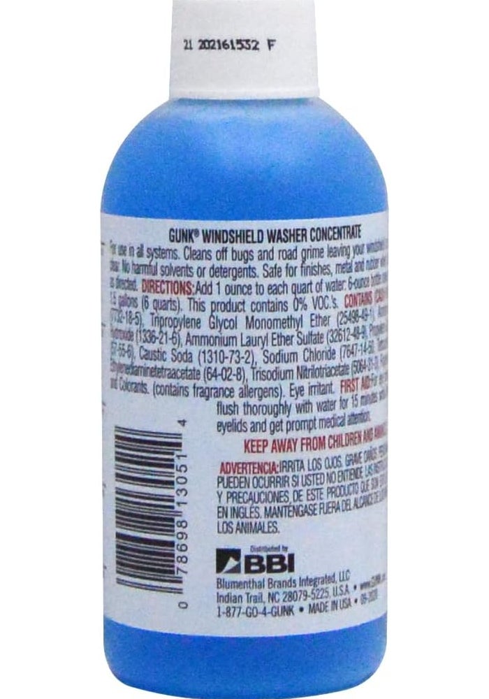 Gunk M506 Concentrated Windshield Washer Solvent with Ammonia - 6 Fl. Oz. - Image 3