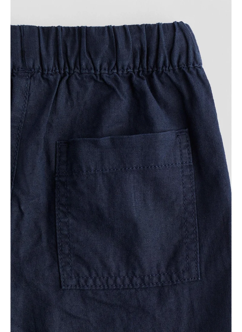 H&M Linen-blend trousers