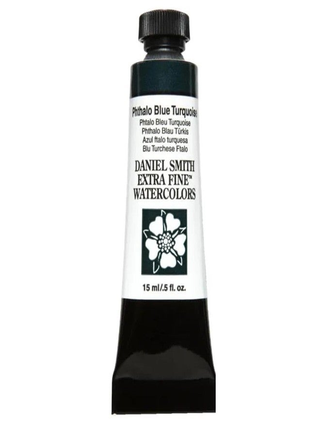 Daniel Smith 284600247 15ml Watercolor Paint, Phthalo Blue Turquoise, 0.50 Fl Oz (Pack of 1) - Image 1