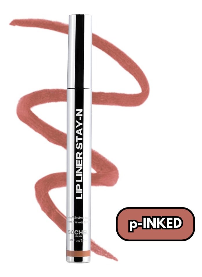 Sacheu - Lip Liner Stay-N - Peel Off Lip Liner Tattoo, Peel Off Lip Stain, Long Lasting Lip Stain Peel Off, p-INKED - Image 1