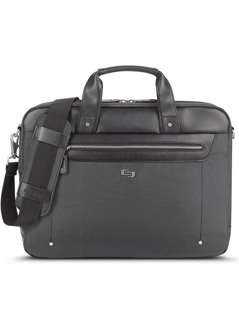 Solo Solo New York Irving 156 Inch Laptop Briefcase Black  - Image 1