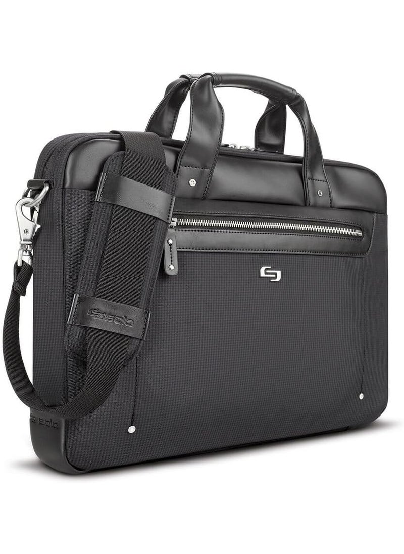 Solo Solo New York Irving 156 Inch Laptop Briefcase Black  - Image 2