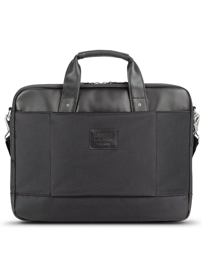 Solo Solo New York Irving 156 Inch Laptop Briefcase Black  - Image 3