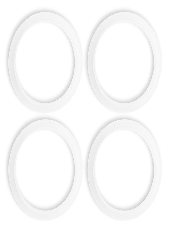 Flylin 4 Pcs Replacement Gasket Seal Ring, 51mm Silicone Steam Ring Espresso Machine Repair Kit, Grouphead Gasket Replacement Part Compatible with De'longhi EC820 EC850 EC860 DEDICA EC680 EC685 Smeg - Image 1