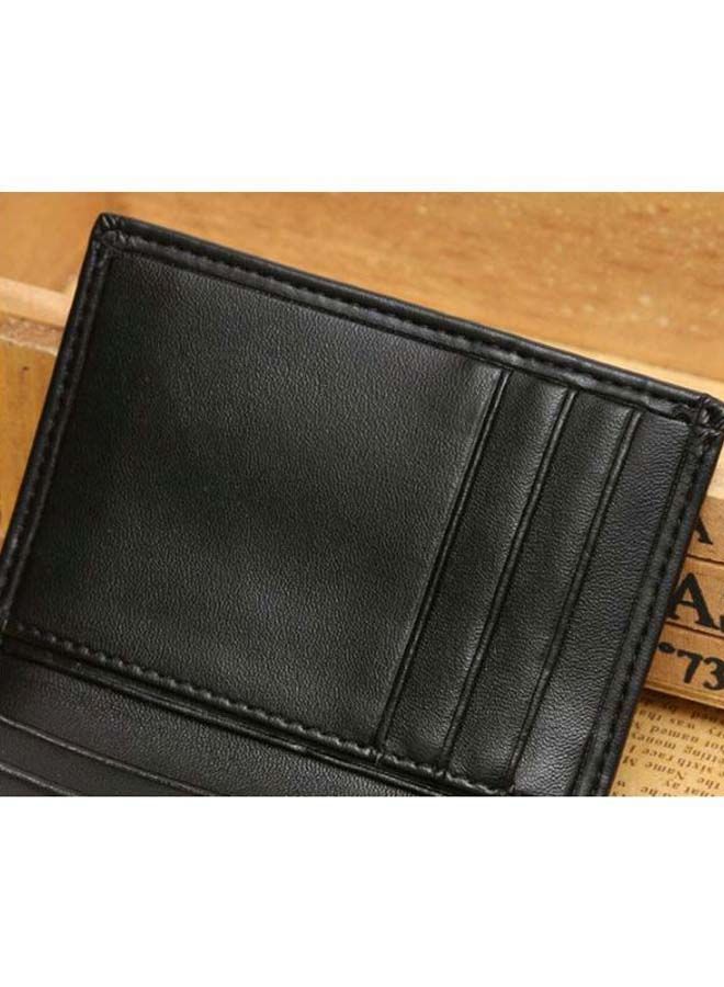 NIBEMINENT Bi-Fold Leather Wallet Black  - Image 5