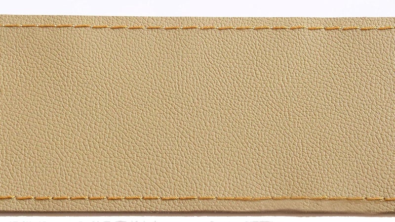 Mayco Bell Soft Leather Steering Wheel Cover on Car Steering Wheel with Needle and Thread Interior Accessories Beige - Image 3